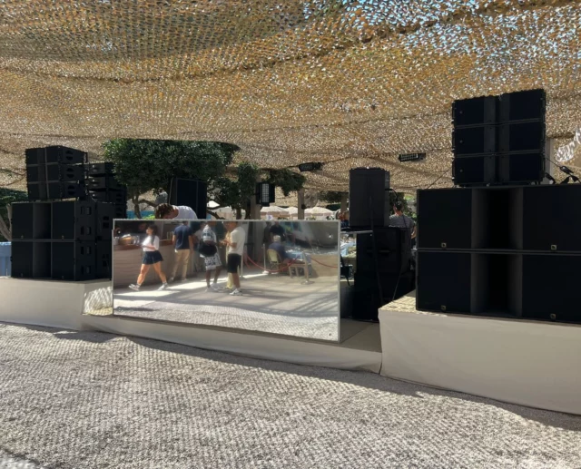 @l.acoustics.official sound system for @adriatique x @hangarbe @la_guerite Cannes 🇫🇷.
#beachparty #soundsystem #lathebestsound #boatlife
